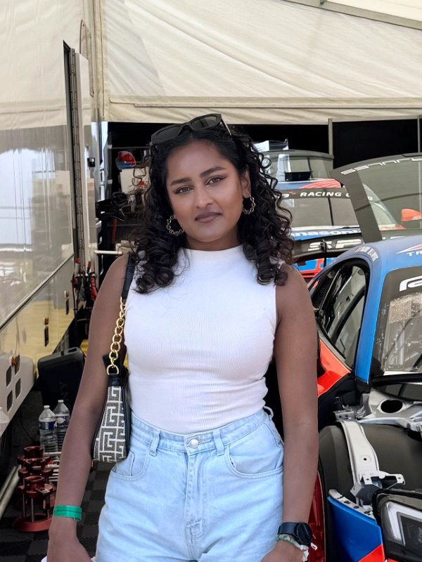 A portrait photo of Harini